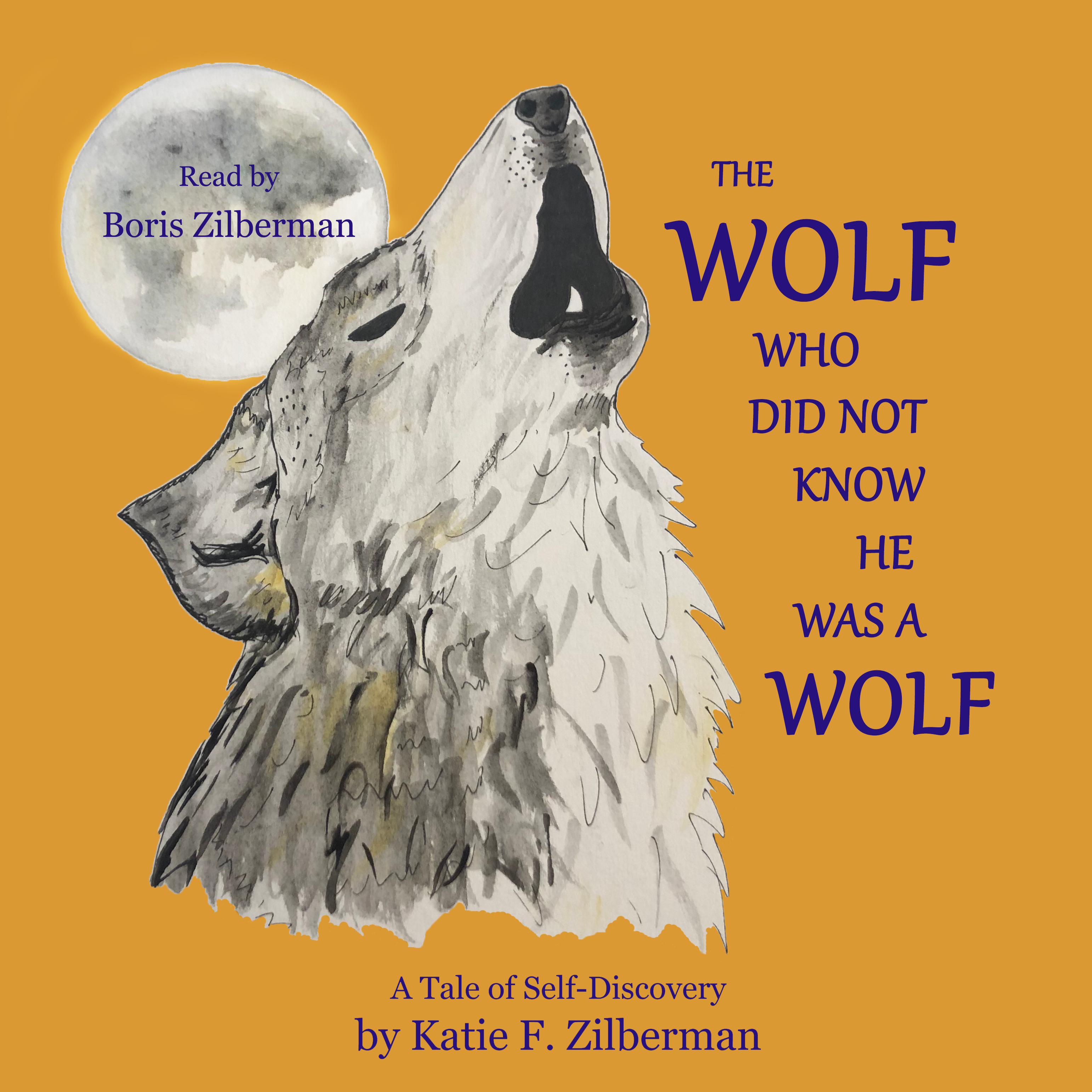 The Wolf Who Did Not Know He Was A Wolf_orange bgd